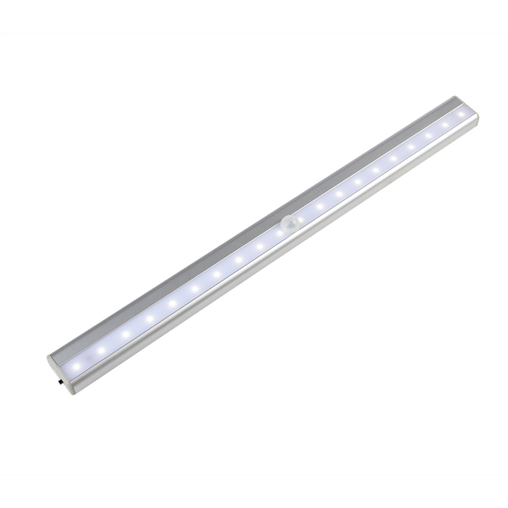20 LED Under Cabinet Light Motion Sensor Rechargecable USB Night Light Closet Lamp Wardrobe Light for Indoor