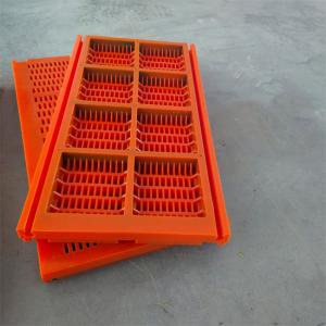 Quality HUATAO Yellow Color Polyurethane Screen Mesh For Wet Screening Industry wholesale
