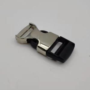 Quality Champagne Gold Small 15mm Side Release Buckle For Backpack wholesale