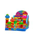 Children Fun Park Inflatable Peoacock Animals Slide For Rentals