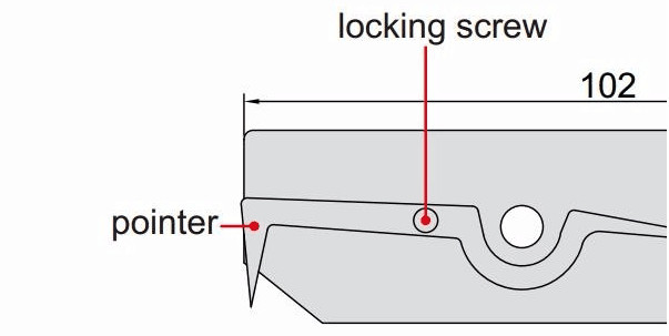 Biting Edge V WAC Weld Gage , Welding Inspection Instruments