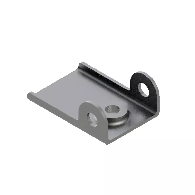 Black Metal Outdoor Flag Bracket Holder Welding Tube Parts 290g for Customized Needs