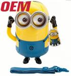 Customized Movie Character Popcorn Bucket OEM 60 OZ Figure Popcorn Plastic
