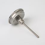 0-200 Fahrenheit Bimetallic Stemmed Thermometer Adjustable Angle 80mm Heating