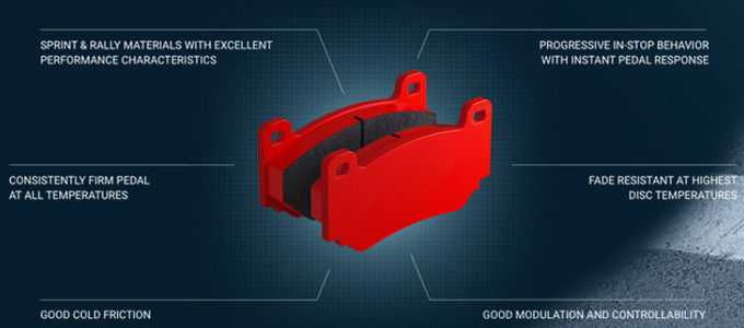 IATF16949 Automobile Anti Corrosion Ceramic Disc Brake Pads