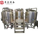 800L 50HZ Beer Brewery Brewhouse Machine , Craft Brewing Equipment Long Life