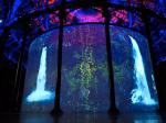 Front / Rear Transparent Hologram Show Screen Projection Screen Holoflex 30m