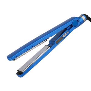 Quality Dual Voltage Digital Hair Straightening Tools Flat Iron Pro Nano Titanium Plated wholesale