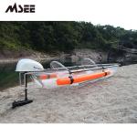 Accessories Free Clear Plastic Kayak Paddle Polycarbonate Glass Boat With Motor