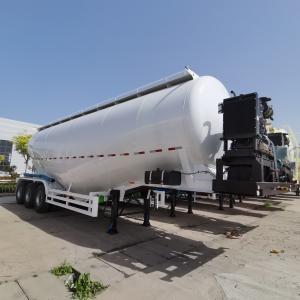 Quality 3 Axle Fly Ash / Flour Transport Tanker Heavy Duty Semi Trailer with 1310mm Wheel Base wholesale