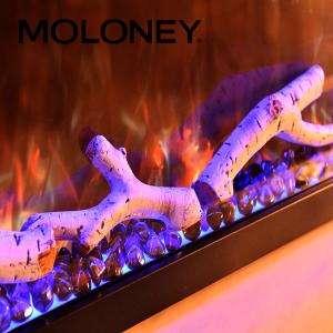 Quality 1840mm 110V / 220V Wall Mount Electric Fireplace For Home Decoration wholesale