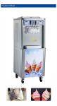 360-460 cups/h Industrial Soft Ice Cream Machine 2x2.1L Freezing Tank 22-28kg/h
