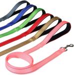 Neoprene Padded Pet Traction Rope Reflective Nylon Pet Dog Leash