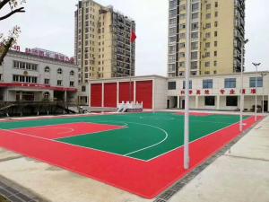 Quality 350g/pc PP Interlocking Floor Outdoor Basketball Court wholesale