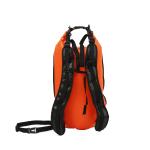 Orange Triathlon Swimming Buoy 190T Nylon PVC Inflatable Tow Float