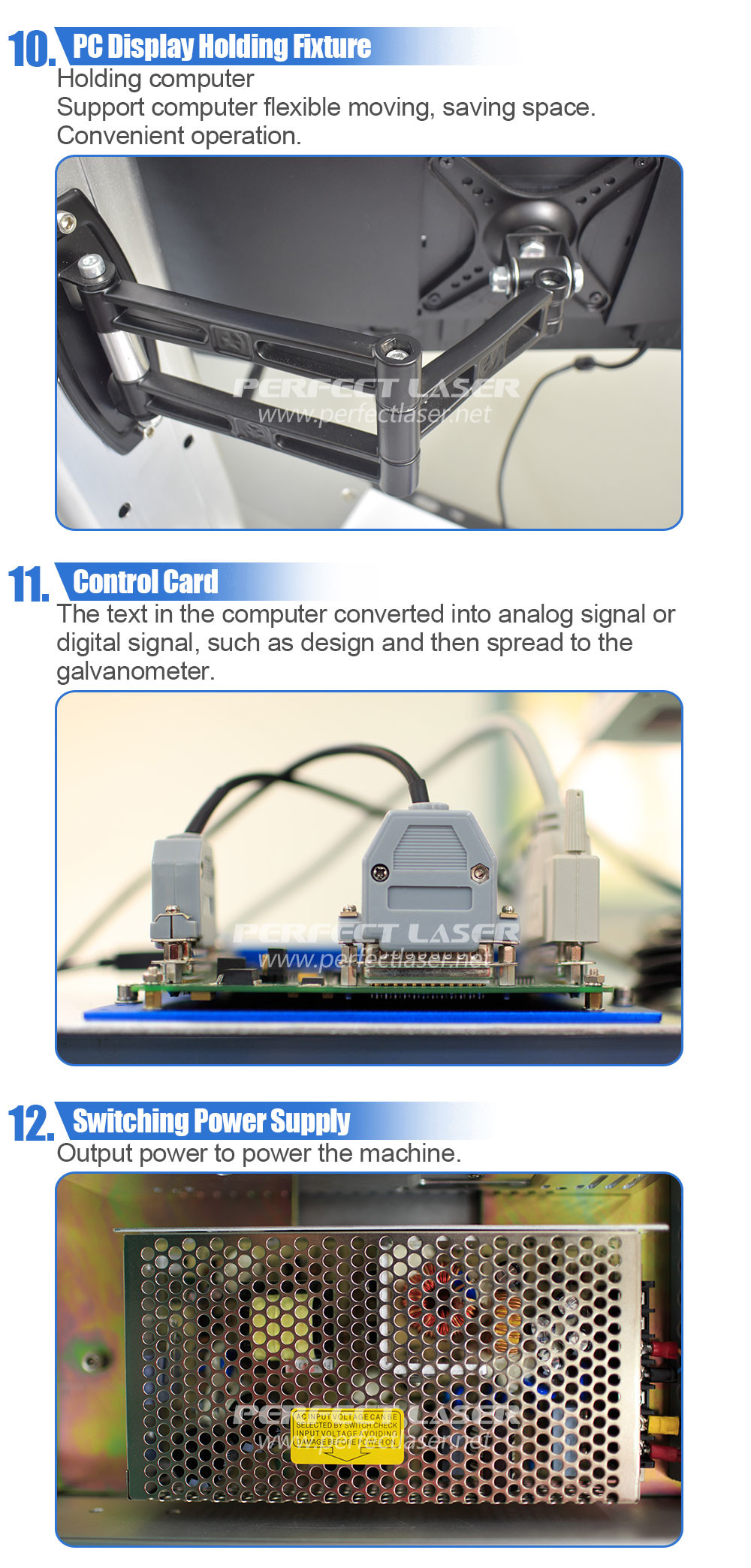 Stainless Steel Fiber Laser Engraver Air Cooled For Sanitary Ware / Tool Accessories