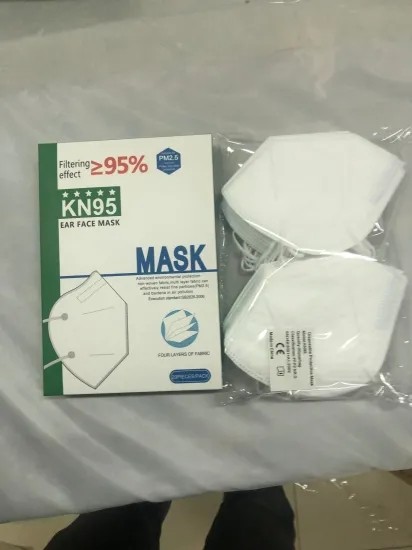 Ffp2 N95 Face Mask Disposable N95 Facial Respirator Anti Dust Non Toxic