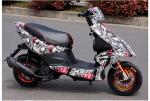 125cc Single Cylinder 4 Stroke Adult Motor Scooter With CVT Transmission