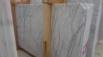 Honed Carrara Marble Laminate Worktop , Custom Made Marble Table Top