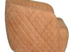 Defaico SGS Leather Couch With Diamond Stitching For Living Room Office Hotel