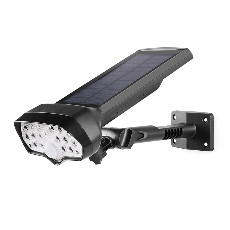 5000K 17PCS Led Commercial Solar Street Lights / Wall Mount Solar Spotlight