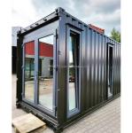 Aluminum Alloy Windows 40ft Container Renovation for Family in Garden Residentia