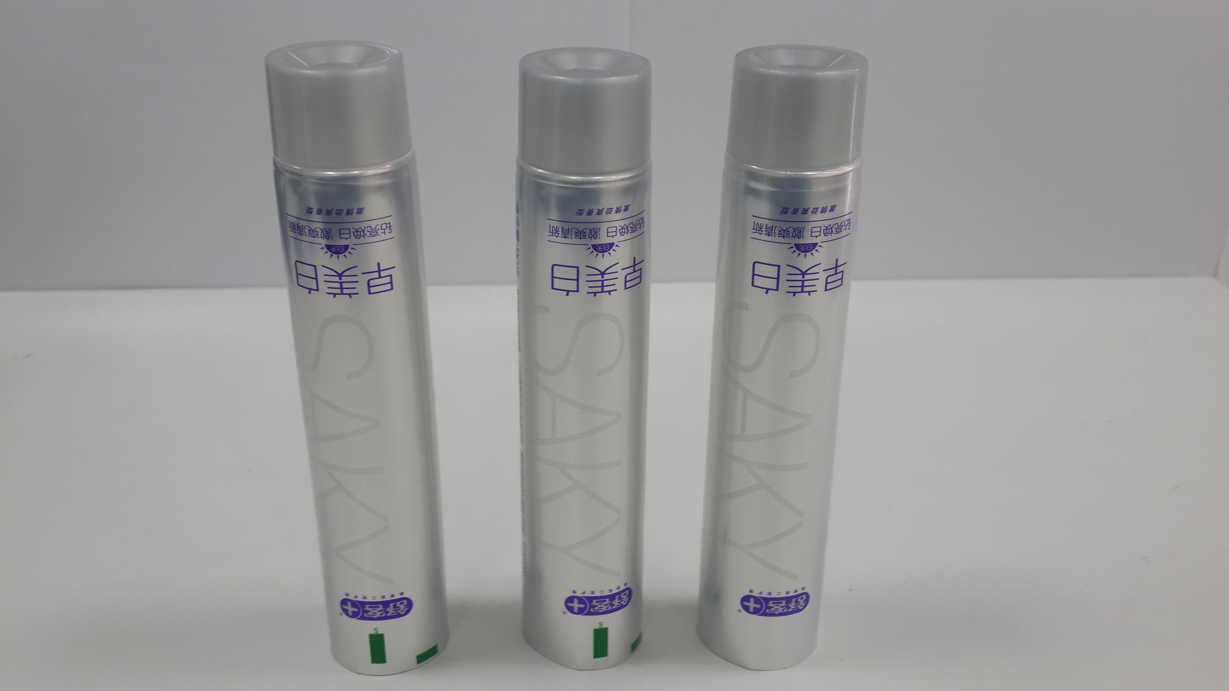 Screw On Cap 250/12 Toothpaste Packaging Tube Aluminium Exposed Tube 90g