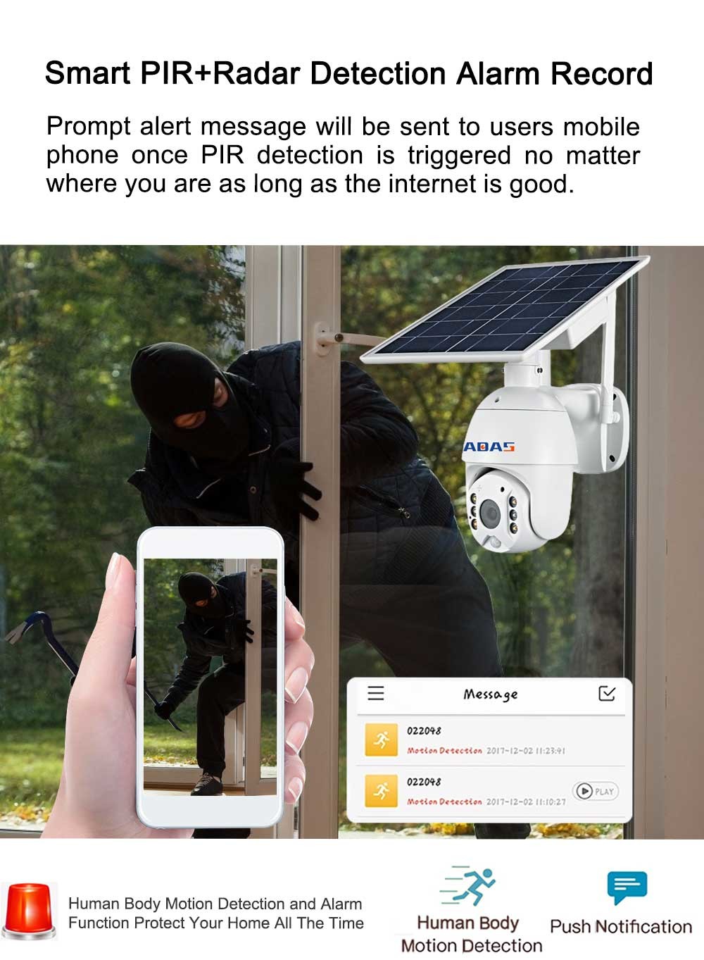2K Wireless Security Camera Outdoor 4MP HD