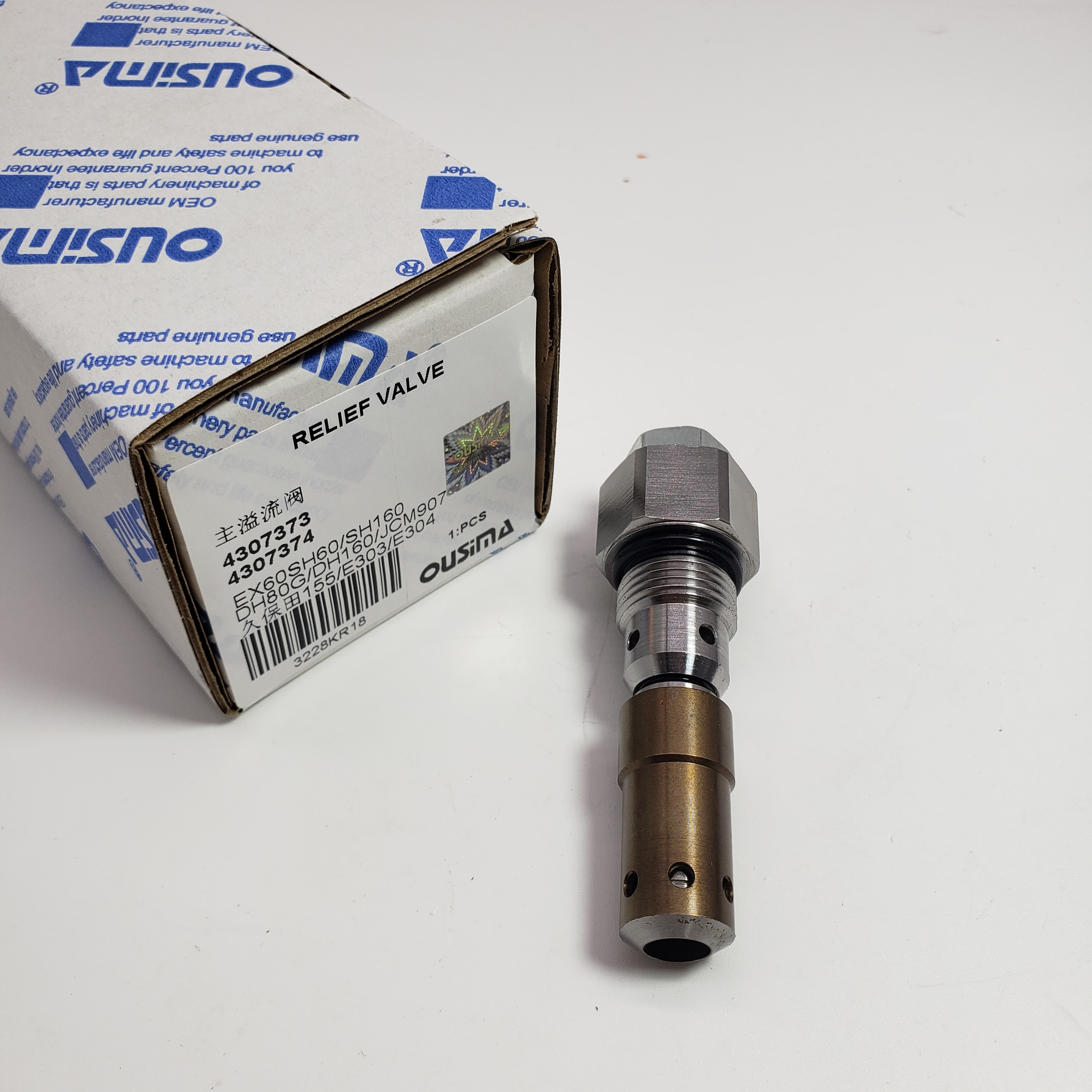 Relief Valve 4307373 4307374 For Hitachi EX60-2 EX60-3 EX60LCK-3 EX60LCT-3