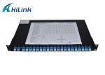 1U Rack Mount DWDM Mux Demux Module 40CH Single / Dual Fiber LC / UPC Connector