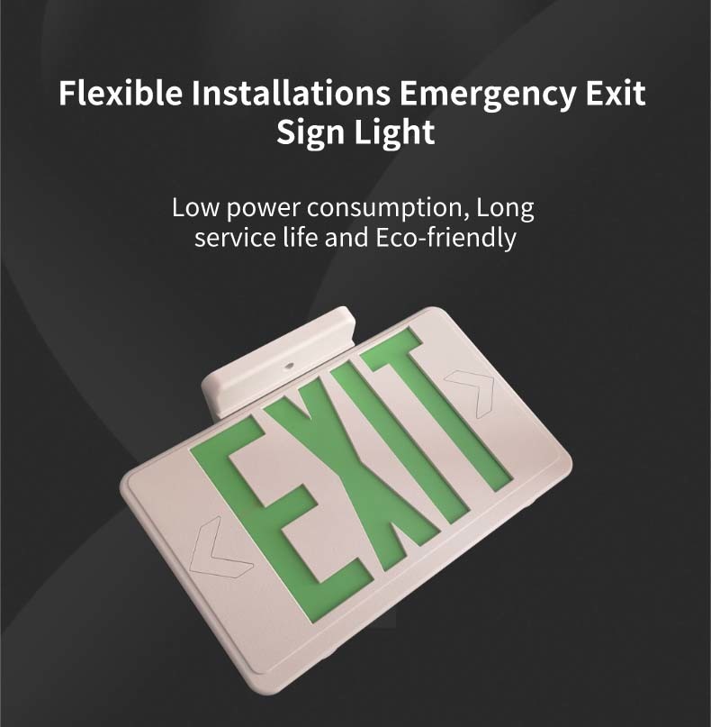 Shopping Surface Mounted 265V Emergency LED Exit Light