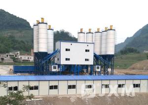 Quality Energy Saving 215.5kw Stationary Concrete Batching Plant 180 Cmb/H wholesale
