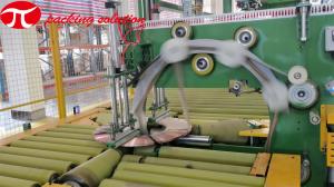 Quality 2000-6000mm Automatic Copper Coil Packing Line Stacking Weighing Strapping Packing Line wholesale