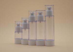 Quality Luxury Airless Spray Bottle , Transparent Plastic Airless Pump Bottles wholesale
