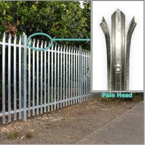 Quality Hot Dipped Galvanized Europe Palisade Fence for Outdoor wholesale