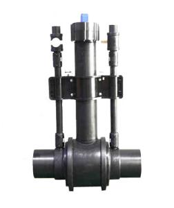Quality DN63-DN355 PE SDR11 PE80 Double Discharge PE Ball Valve wholesale