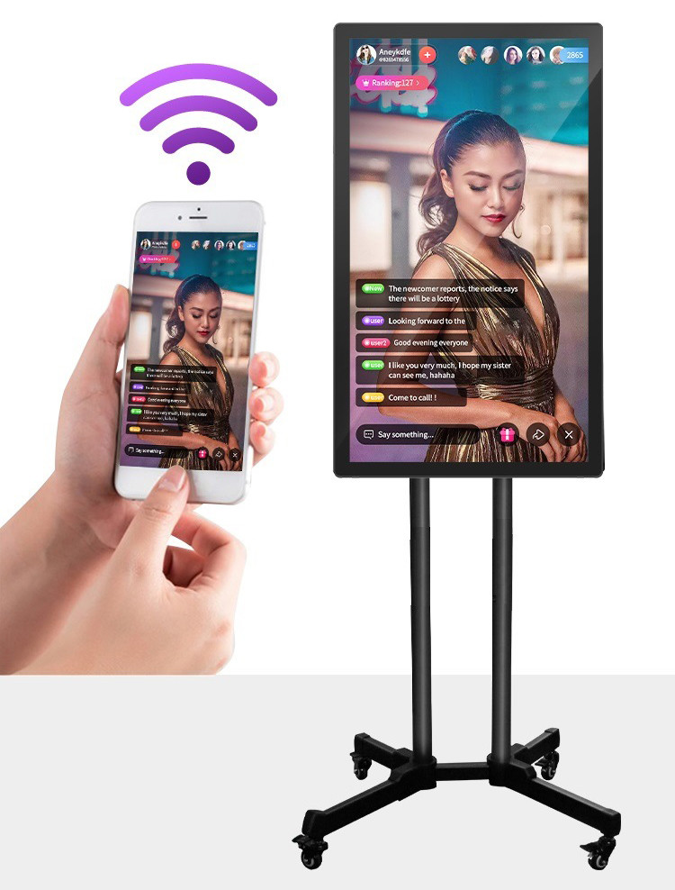 PC 32 Inch Live Video Streaming Devices Touch Panel Audio Equipment For Streaming
