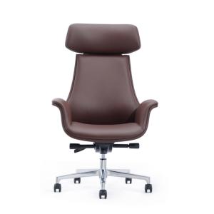 Quality Brown Ergonomic Lifting Chair Swivel Leather Recliner Chair wholesale