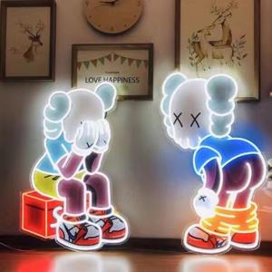Quality Fashion Design KAWS Custom Neon Sign Light 175mm 190mm wholesale