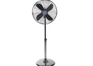 Quality 45W Height Adjustable Retro Quiet Floor Fan For Office , Kitchen , Hospital wholesale