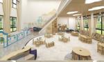 HaiXun Kindergarten Classroom Furniture Table And Chairs Rounded Edge