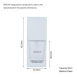 25ml Frosted Glass Empty Foundation Bottle Matte Finish For Cosmetic