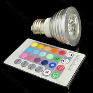 Quality RGB 3W LED Bulb / PAR9X1WA wholesale
