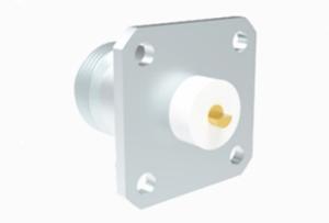 Quality N Female Nickel Plated 4-hole Flange RF Coaxial Connector with Microstrip wholesale