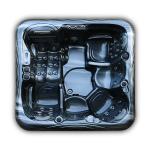 Sapphire Whirlpool Hot Tub Outdoor Hydro Spa Tub For 5 People