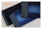 Red Blue Green Weft Yarn 10 Oz Denim Fabric