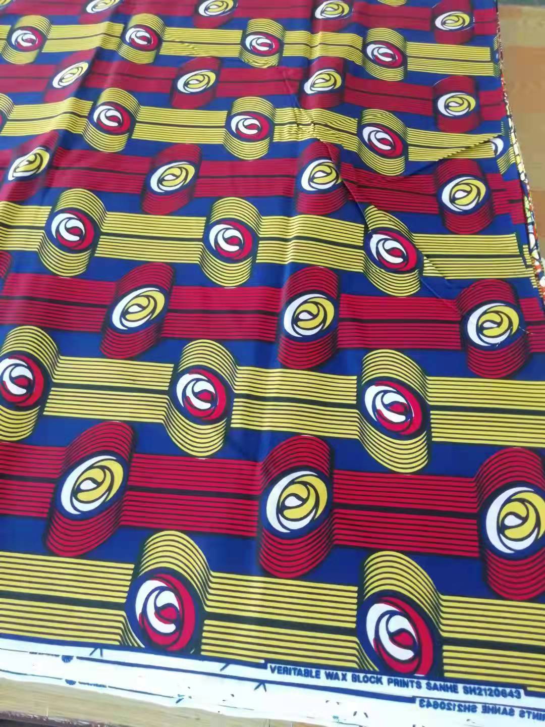 135gsm Real Wax Fabric African Wax Prints Water Resistant and for Fashionable Apparel