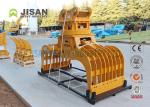 Durable Hydraulic Demolition Sorting Grab , 6-30Ton Selector Grapple