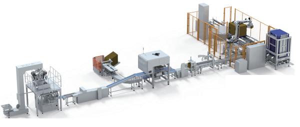 Cheap Industrial Food Packaging Machine Fully Automatic Snack Packaging Line for sale