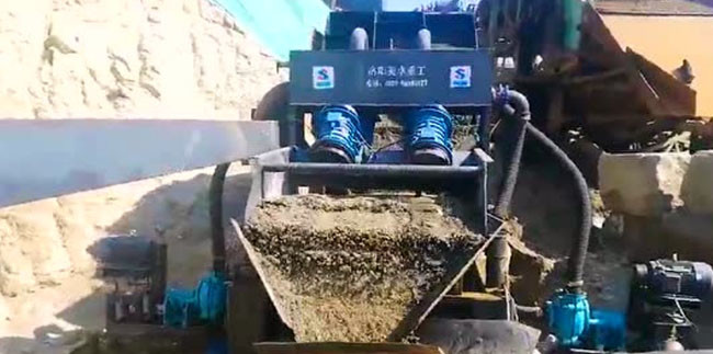 Polyurethane Sieve Plate Sand Recovery Machine 40mm Thickness Dewatering Type